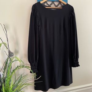 A.B.S. Allen Schwartz Black Balloon Sleeve Dress | Size Medium